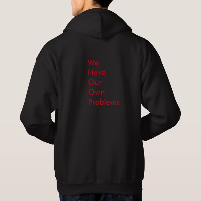 whoop whoop hoodie (Back)