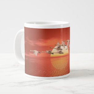 Whooper Swans  Large Coffee Mug