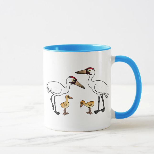 Whooping Crane Family Mug (Right)