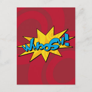 Whoosh Comic Book Postcard