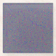 Whorls Glass Coaster