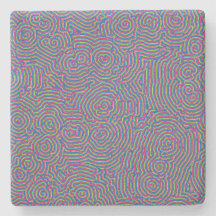 Whorls Limestone Coaster