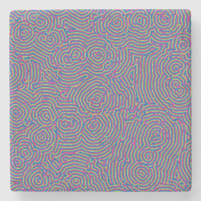 Whorls Marble Coaster (Front)