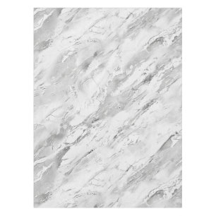 Whorls of Grey Majestic Marble Impressions All-Ove Tablecloth