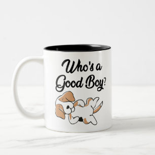 Who's a good boy? Two-Tone coffee mug