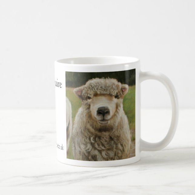 Who's ewe!, thepastelartist.co.uk, Nina S... Coffee Mug (Right)
