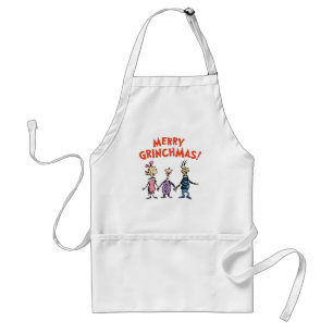 Whos Holding Hands Merry Grinchmas Standard Apron