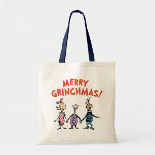 Whos Holding Hands Merry Grinchmas Tote Bag