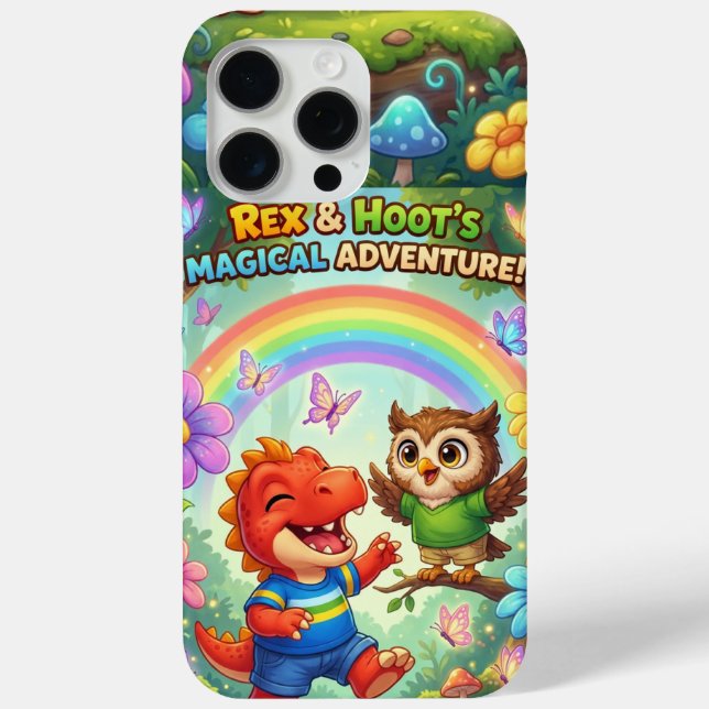 Who's magical adventure whimsical rainbow Case-Mate iPhone case (Back)