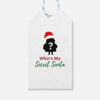 Who's My Secret Santa Gift Tags