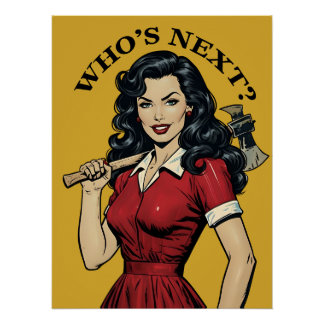 "Who's Next?' Killer Housewife Poster