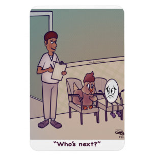 Who's Next Post Card Magnet