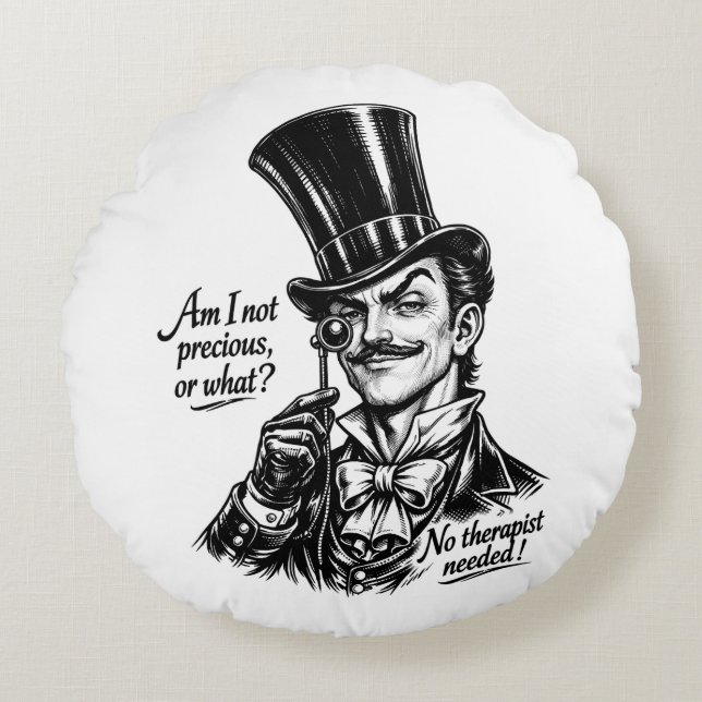 Who's precious?! Oh yes—you know! Round Cushion (Front)