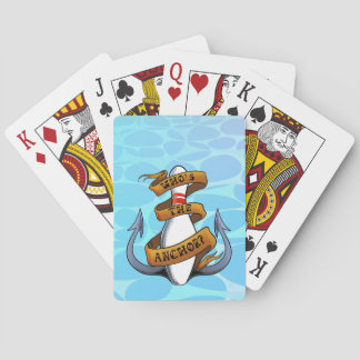 Who's the Anchor? Playing Cards