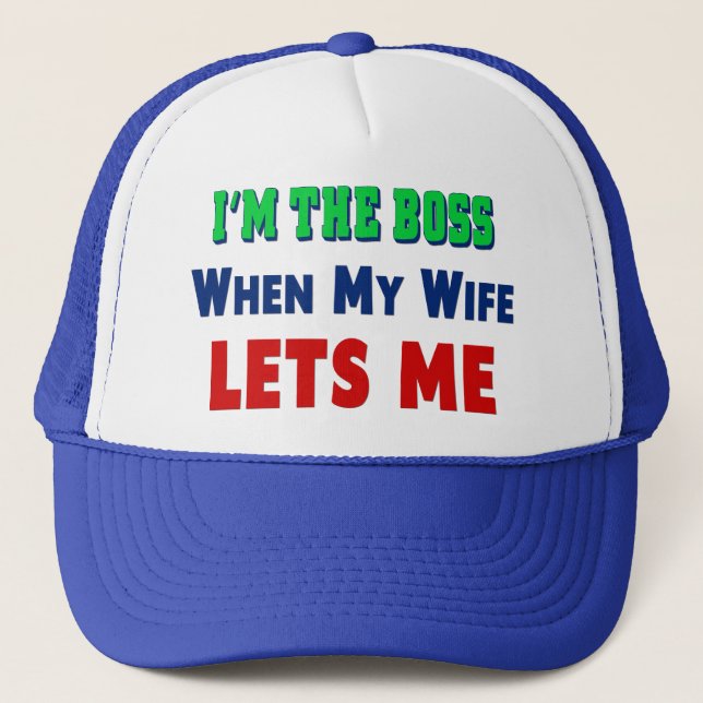 Who's The Boss Trucker Hat (Front)