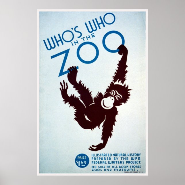 Who's Who In The Zoo Poster (Front)