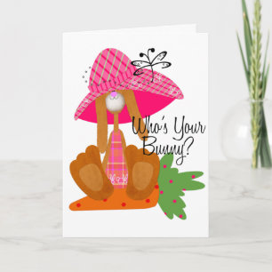 Who's Your Bunny? Holiday Card