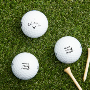 Whos Your Caddy Personalised Golf Balls: Callaway Golf Balls