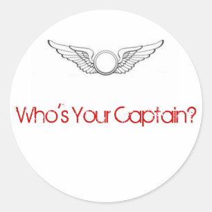 Who's Your Captain? Sticker