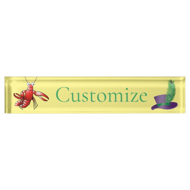 Who's Your Crawdaddy? Thunder_Cove Nameplate (Front)