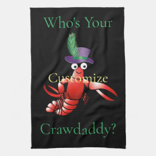 Who's Your Crawdaddy? Thunder_Cove Tea Towel