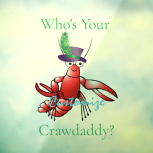 Who's Your Crawdaddy? Thunder_Cove Window Cling