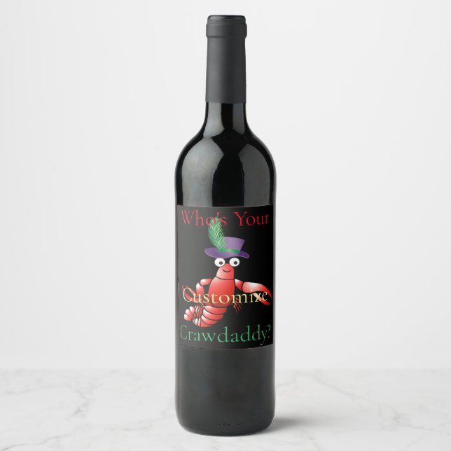 Who's Your Crawdaddy? Thunder_Cove Wine Label (Front)