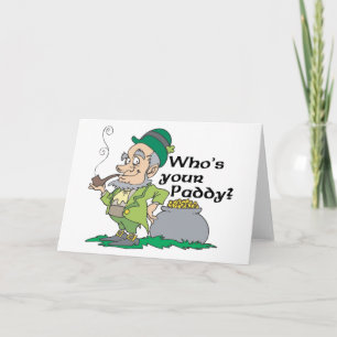 Who's Your Paddy? Card