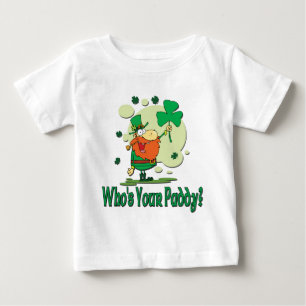 Who's Your Paddy Funny Leprechaun Baby T-Shirt