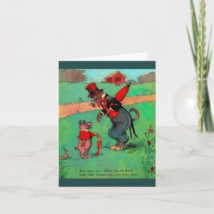 Whose dog art thou? note card