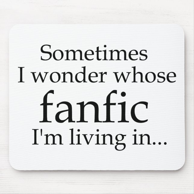 Whose Fanfic? Mouse Mat (Front)