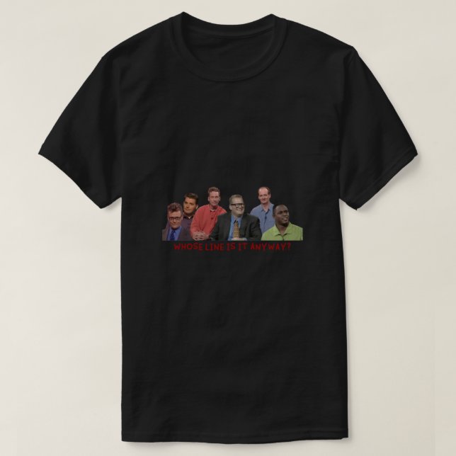Whose Line is it Anyway Cast! Essential T-Shirt (Design Front)