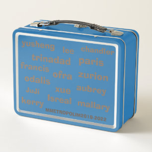 WHOSE NAME IS IT ? / LIGHTBLUE by MMETROPOLIM / Metal Lunch Box