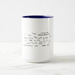 Whose Name Is It? Mugs with Unisex Names