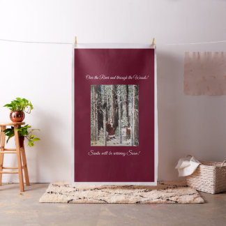 Whose Woods these are…I think I know! Fabric