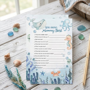 Who's's know momy best Sea You Soon Baby Shower 