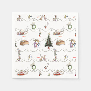 Whoville Christmas Garland Celebration Napkin