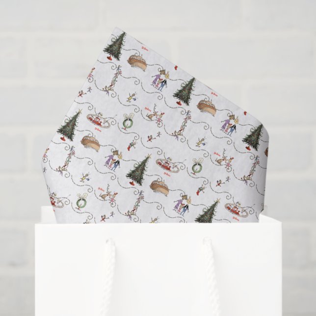Whoville Christmas Garland Celebration Tissue Paper (Gift Bag)