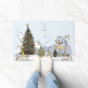 Whoville Christmas Tree Contest Doormat