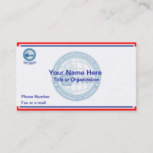 WHS Retired Business Cards