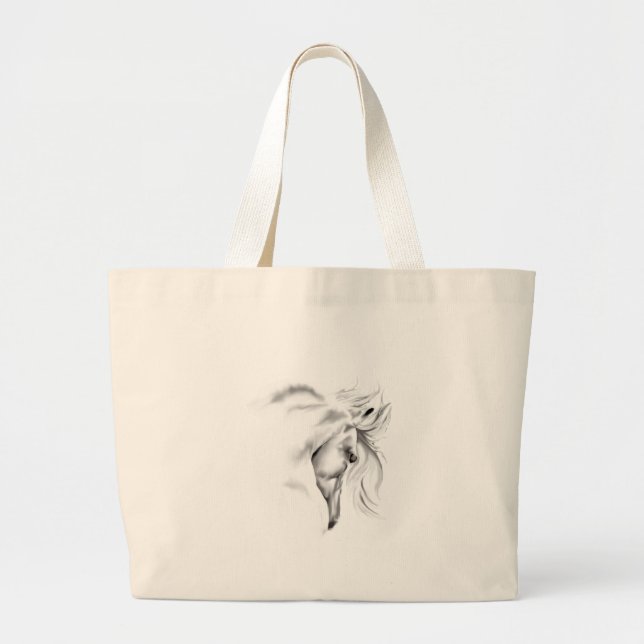 Whte Horse Head  Bag (Front)