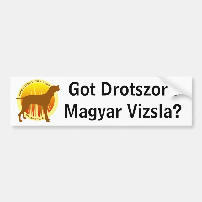 WHVCA Got Drotszoru...? Bumper Sticker (Front)