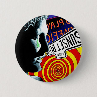 "WHY" 6 CM ROUND BADGE