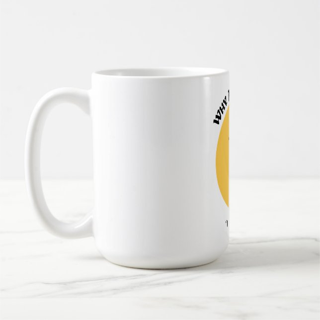Why Am I Like This? | Funny Relatable quote Coffee Mug (Left)