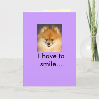 Why am I Smiling? Card