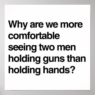 Why are we more comfortable seeing two men hold gu poster