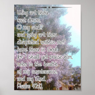 Why Art Thou Cast Down Poster