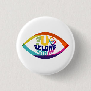 Why Can't You See You Belong With Me 3 Cm Round Badge