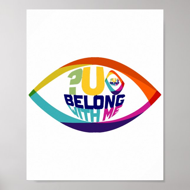 Why Can't You See You Belong With Me Poster (Front)