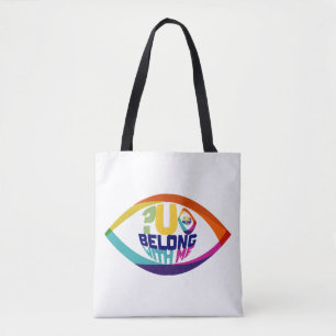 Why Can't You See You Belong With Me Tote Bag